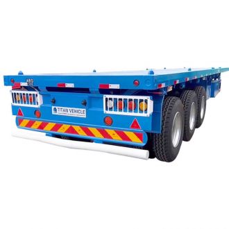3 Axle 40ft Flatbed Trailer