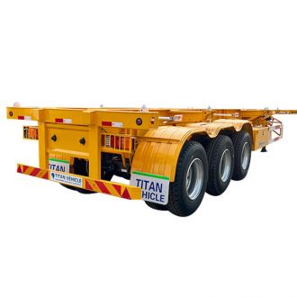 40ft Tri Axle Skeletal Semi Trailer