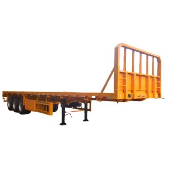 3 Axle 60 Ton Flat Top Semi Trailer
