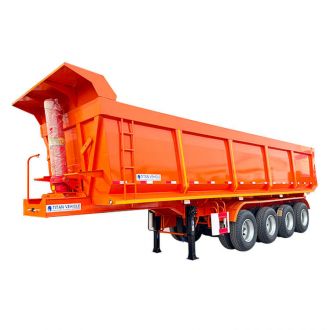 4 Axle 35 m3 End Dump Trailer
