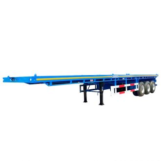 3 Axle Flatbed Tractor Trailer