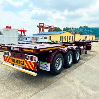 3 Axle 40 Ft Skeleton Trailer