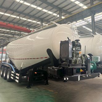 3 Axle 35 CBM Bulk Cement Tanker Truck