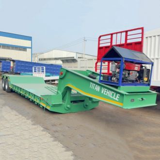 Heavy Duty Lowboy Gooseneck Trailer